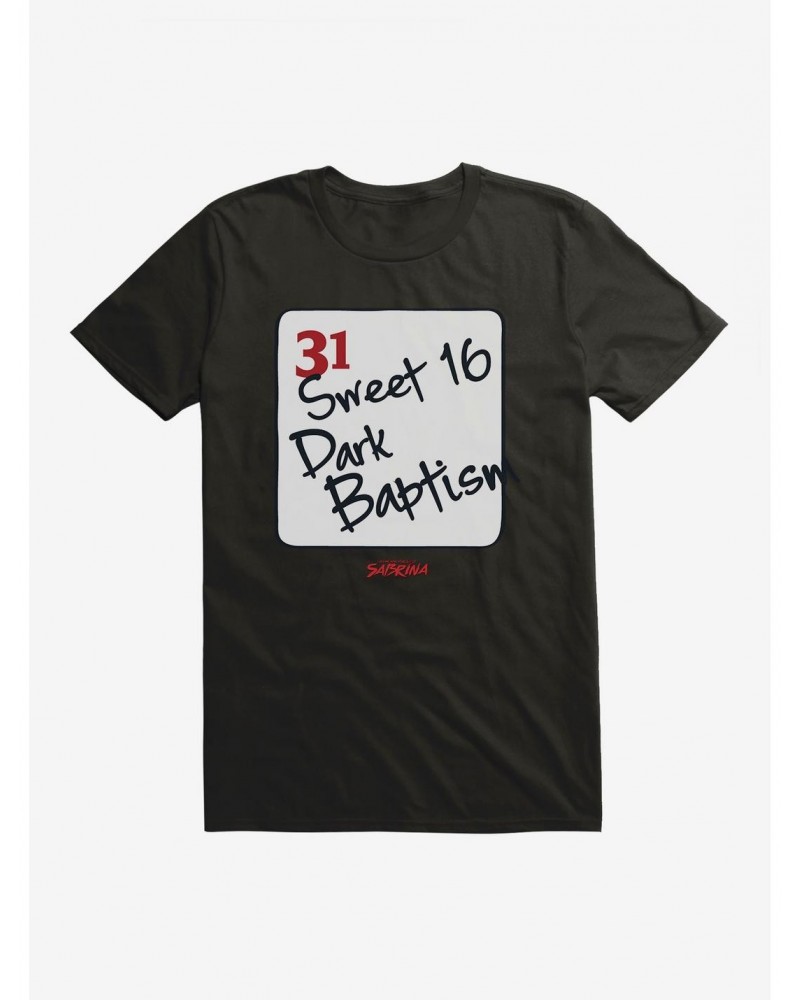 Chilling Adventures Of Sabrina Dark Baptism Calendar T-Shirt $10.28 T-Shirts