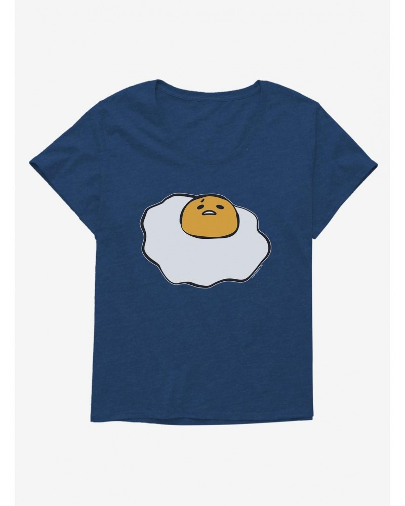 Gudetama Cooked Girls T-Shirt Plus Size $7.17 T-Shirts