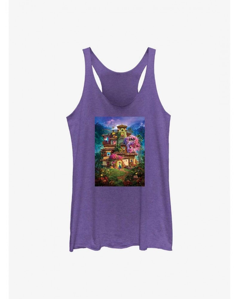 Disney Encanto Madrigal House Poster Girls Raw Edge Tank $9.32 Tanks