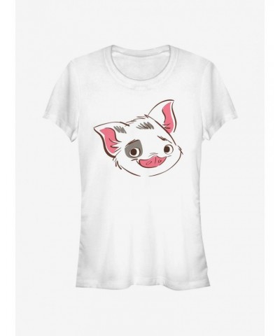 Disney Moana Big Face Pua Girls T-Shirt $6.37 T-Shirts