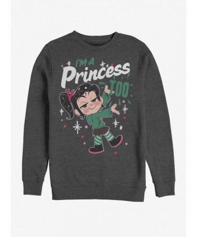 Disney Wreck-It Ralph Princess Too Sweatshirt $14.76 Sweatshirts