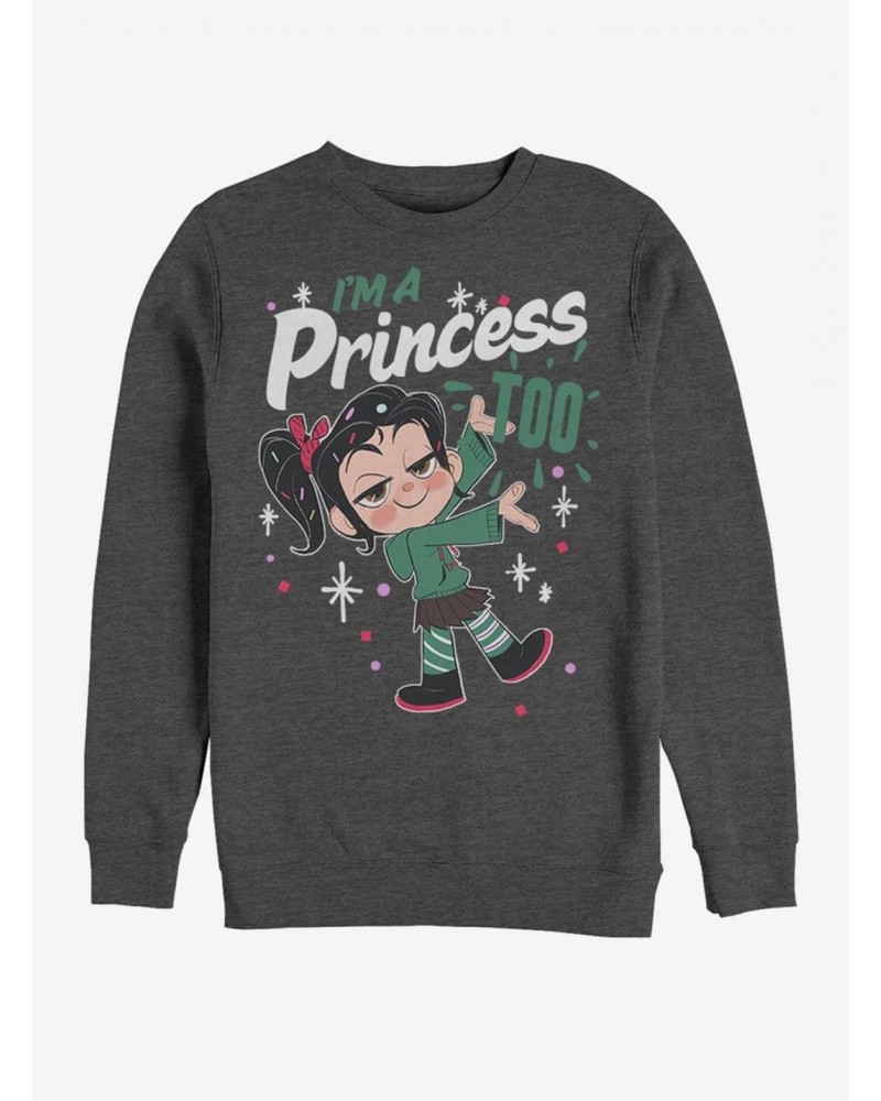 Disney Wreck-It Ralph Princess Too Sweatshirt $14.76 Sweatshirts