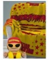 WWE Hulk Hogan Sleep Squad Throw Blanket & Kuricha Sitting Plush Bundle $30.76 Plush Bundles