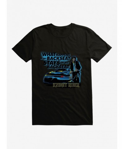 Knight Rider What Happens In The Backseat T-Shirt $8.41 T-Shirts