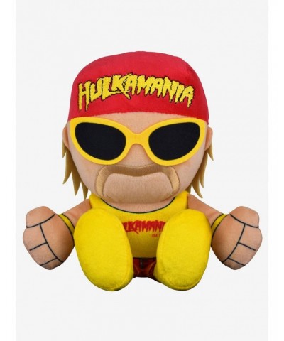 WWE Hulk Hogan Sleep Squad Throw Blanket & Kuricha Sitting Plush Bundle $30.76 Plush Bundles