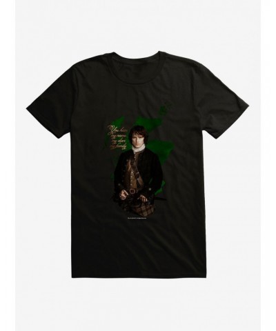 Outlander Jamie Portrait T-Shirt $5.19 T-Shirts