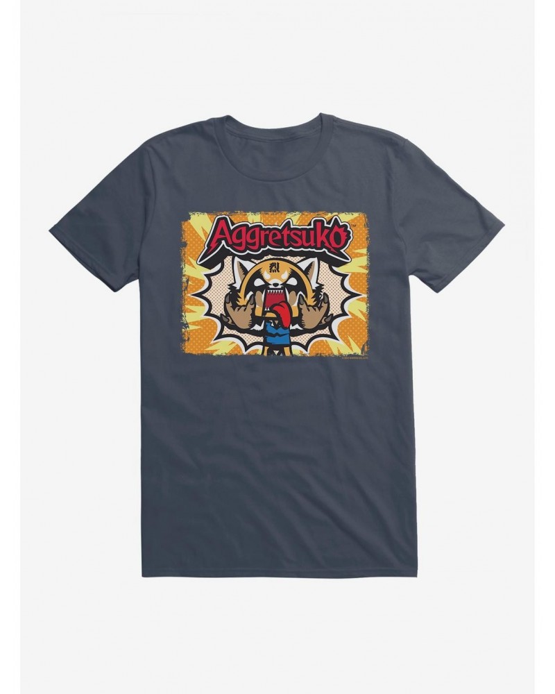 Aggretsuko Metal Horns T-Shirt $8.22 T-Shirts