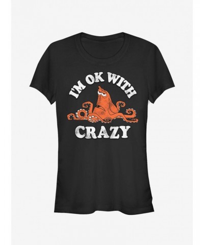 Disney Pixar Finding Dory Hank Ok With Crazy Girls T-Shirt $8.96 T-Shirts