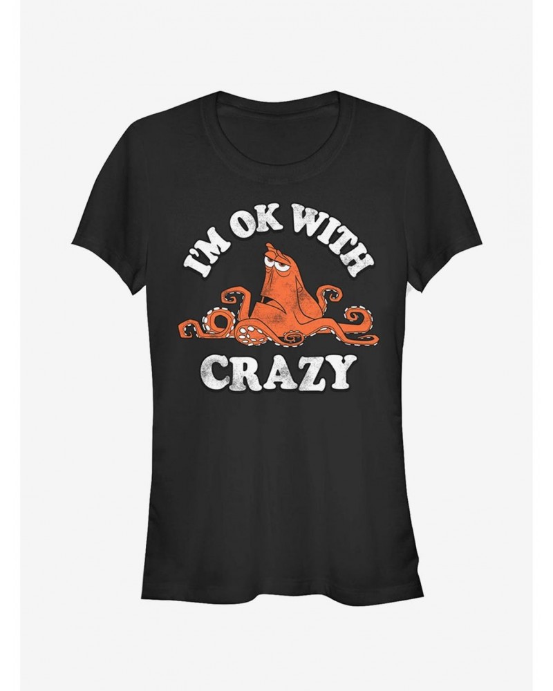 Disney Pixar Finding Dory Hank Ok With Crazy Girls T-Shirt $8.96 T-Shirts