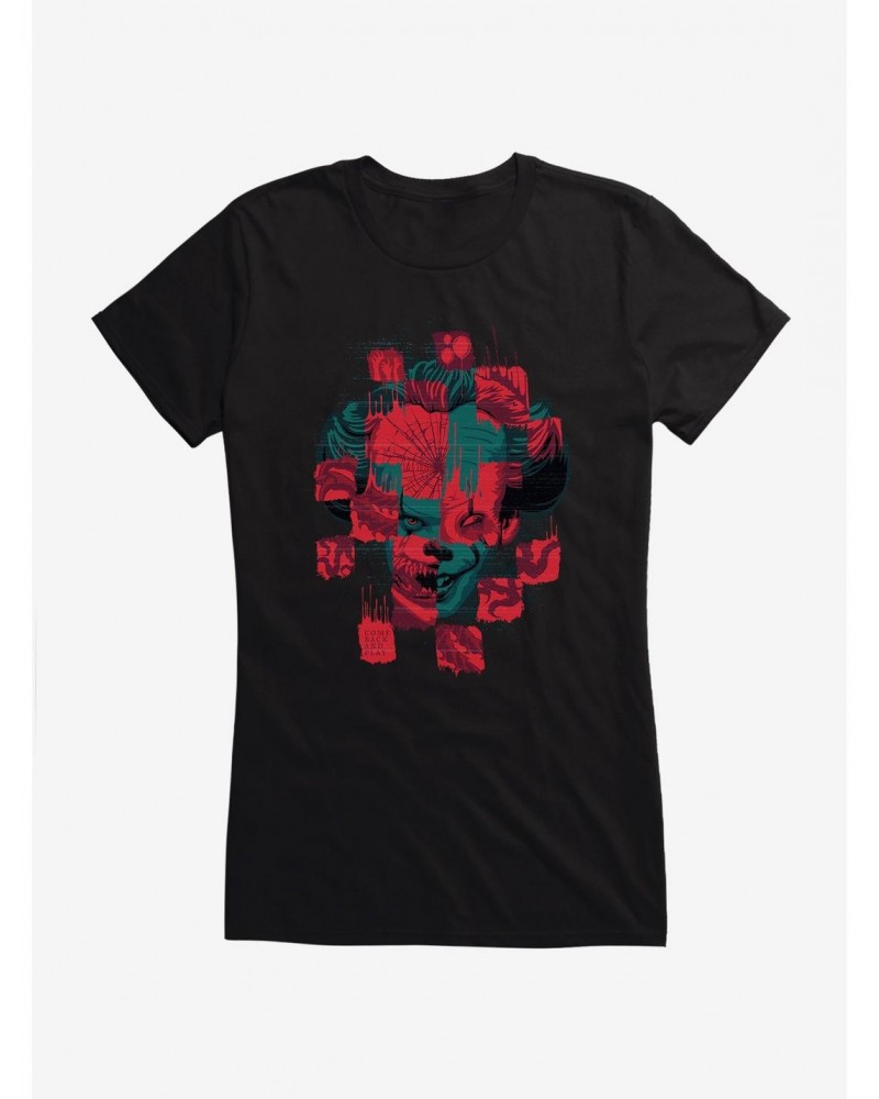 IT Chapter Two Pennywise Jumbled Girls T-Shirt $7.97 T-Shirts