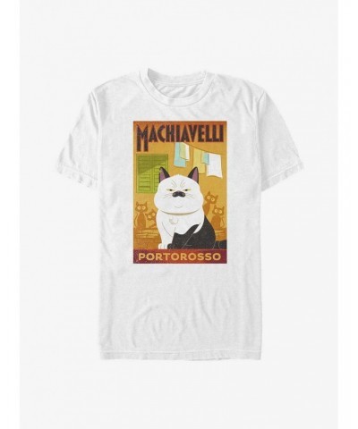 Disney Pixar Luca Machiavelli Cat Portorosso Poster T-Shirt $6.31 T-Shirts