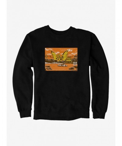 Godzilla Ghidorah Sweatshirt $13.58 Sweatshirts