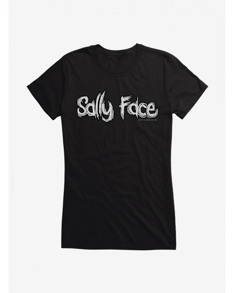 Sally Face Title Script Girls T-Shirt $9.56 T-Shirts