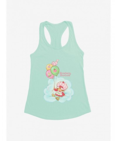 Strawberry Shortcake Balloons And Custard Girls Tank $7.37 Tanks