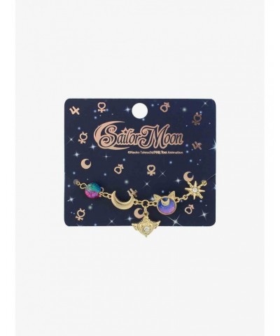 Sailor Moon Galaxy Moon Compact Charm Bracelet $3.96 Bracelets