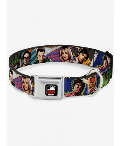 The Big Bang Theory Comic Strip Seatbelt Buckle Dog Collar $7.72 Pet Collars