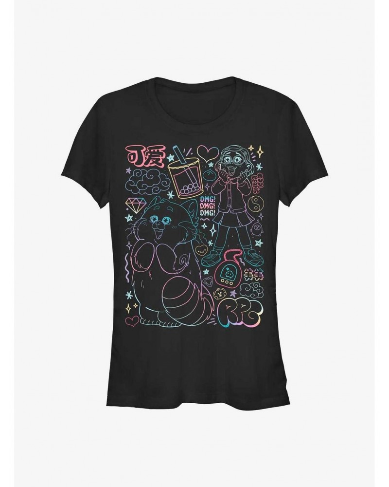 Disney Pixar Turning Red Super Doodle Girls T-Shirt $7.12 T-Shirts