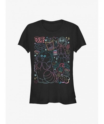 Disney Pixar Turning Red Super Doodle Girls T-Shirt $7.12 T-Shirts