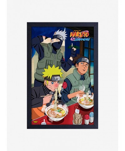 Naruto Ramen Time Framed Wood Wall Art $9.46 Merchandises