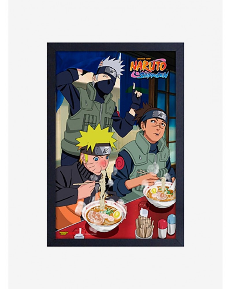 Naruto Ramen Time Framed Wood Wall Art $9.46 Merchandises